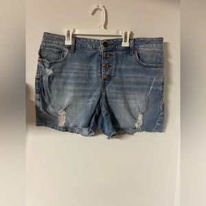 Maurice’s Ripped Jean Shorts